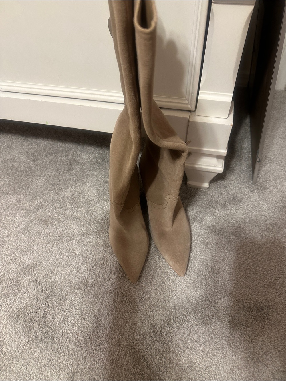 Dolce Vita Suede Block Heel Boots - Picture 2 of 6